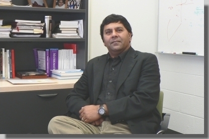 A pciture of Dr. Bala Sundaram - Chair of the Physics Department 